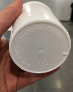 BPA-freier Trinkbecher aus Polypropylen
